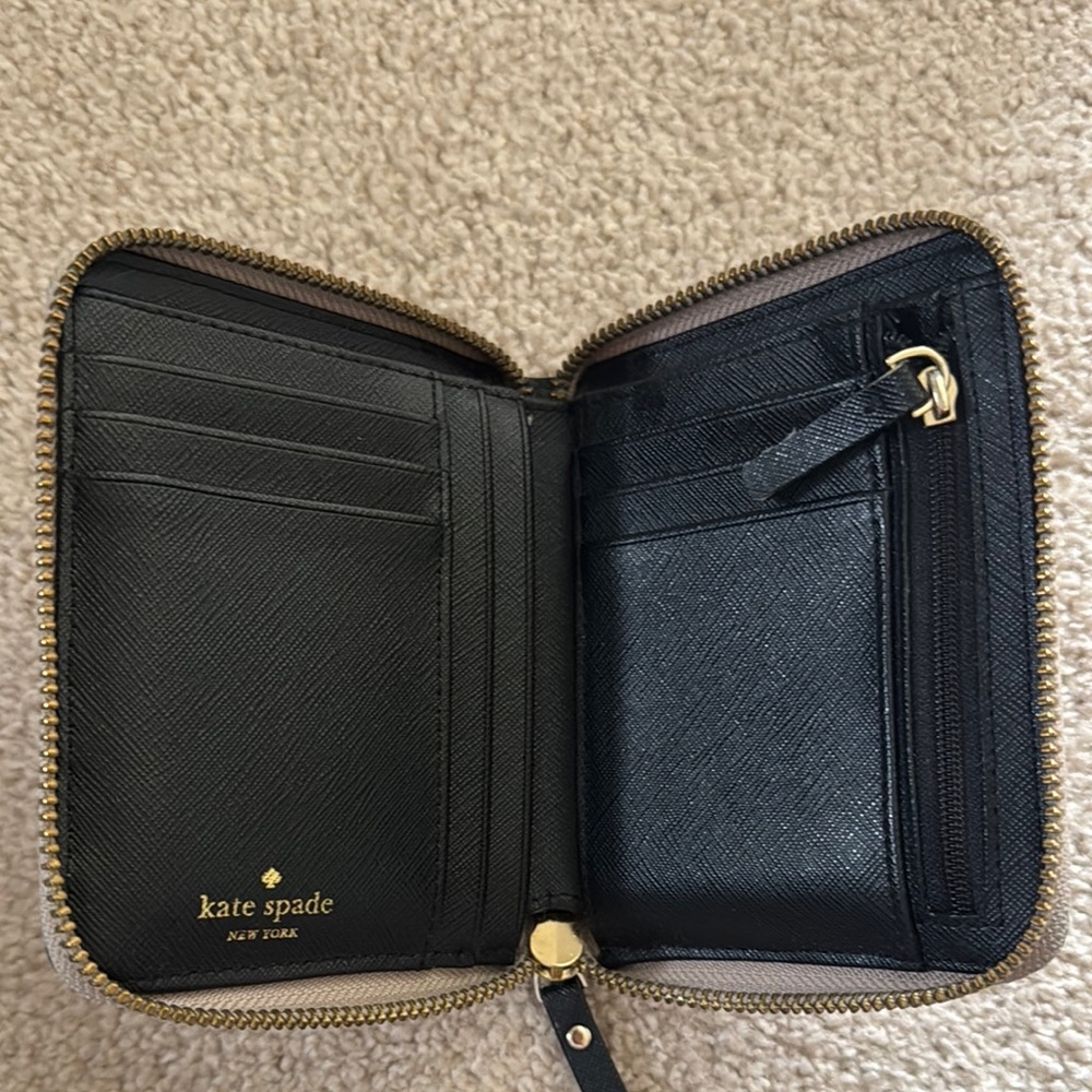 Kate Spade Black and Mauve Wallet - Picture 2 of 3